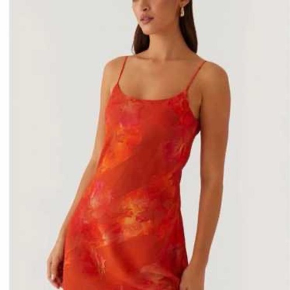 Peppermayo Tuscany Mini Dress Golden Bloom Floral Size L
